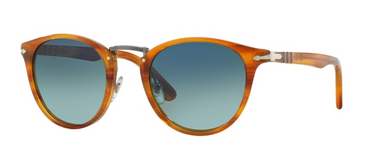 Persol Zonnebril PO3108S 960/S3 Striped Brown