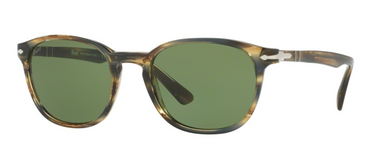 Persol Zonnebril PO3148S 90424E Striped Brown Grey