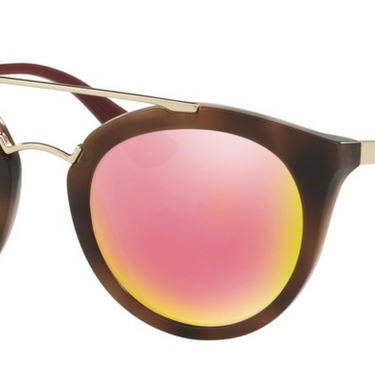 Prada Zonnebril Cinema PR23SS USG5L2 Striped Dark Brown