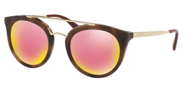 Prada Zonnebril Cinema PR23SS USG5L2 Striped Dark Brown