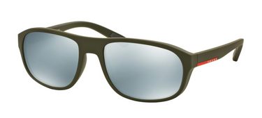 Prada Sport Zonnebril PS 01RS UBW5K2 Green Rubber