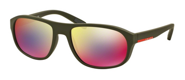 Prada Sport Zonnebril PS 01RS UBW9Q1 Green Rubber