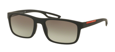 Prada Sport Zonnebril PS 03RS DG00A7 Black Rubber