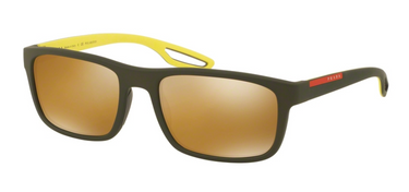 Prada Sport Zonnebril PS 03RS UFI5N2 Green Rubber