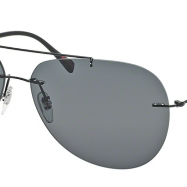 Prada Sport Zonnebril PS 50PS 1BO1A1 Black Demi Shiny