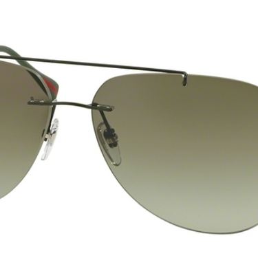 Prada Sport Zonnebril PS 50PS ROV4M1 Military Green Demi Shiny