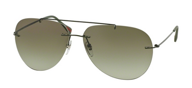 Prada Sport Zonnebril PS 50PS ROV4M1 Military Green Demi Shiny