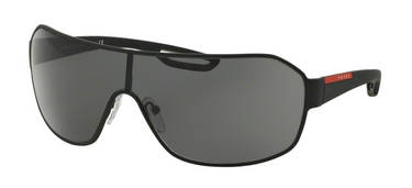 Prada Sport zonnebril black PS 52QS DG01A1 Black Rubber