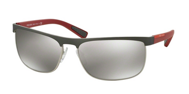 Prada Sport Zonnebril PS 54QS DG11I2 Gunmetal Rubber/Steel Rubber