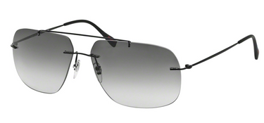 Prada Sport Zonnebril PS 55PS 1BO0A7 Matte Black