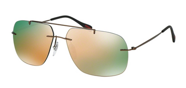Prada Sport zonnebril PS 55PS ROU2D2 Matte Brown