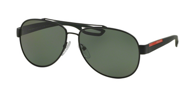 Prada Sport Zonnebril PS 55QS DG05X1 Black Rubber