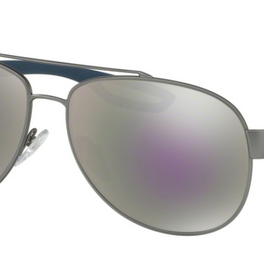 Prada Sport Zonnebril PS 55QS DG12E2 Gunmetal Rubber