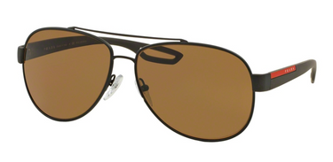Prada Sport Zonnebril PS 55QS UEA5Y1 Brown Rubber