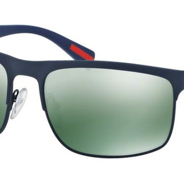 Prada Sport Zonnebril PS 56PS TFY3C0 Blue Rubber