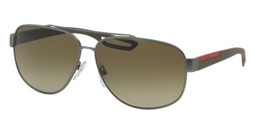 Prada Sport Zonnebril PS 58QS DG11X1 Gunmetal Rubber