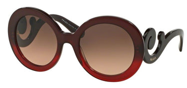 Prada Zonnebril PR 27NS MAX0A5 Red Gradiënt