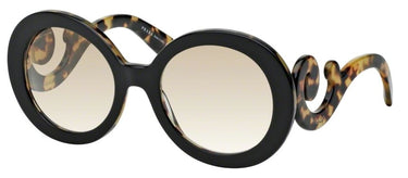 Prada Zonnebril PR 27NS NAI9S1 Top Black Medium Havana