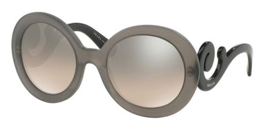 Prada Zonnebril PR 27NS UBV4P0 Dark Grey Matte Transparent