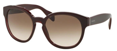Prada Zonnebril PR 18RS UAN0A6 Opal Bordeaux On Bordeaux