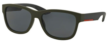 Prada Sport Zonnebril PS 03QS UBW5Z1 Green Rubber