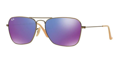 Ray-Ban Caravan RB3136 167/1M Brons-Grijs Mirror Paars