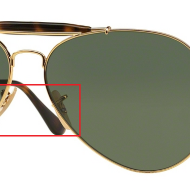 Ray-Ban neuspads || set