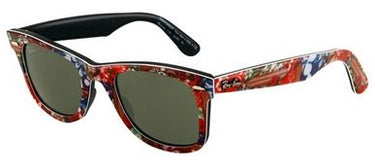 Ray-Ban Zonnebril RB2140 1121 Texture-Groen