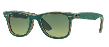 Ray-Ban Wayfarer RB2140 11663M Jeans Green