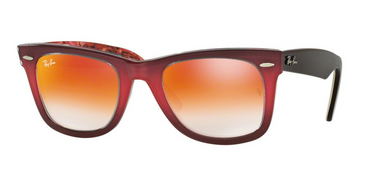 Ray-Ban Wayfarer RB2140 12004W Top Grad Pink On Brown