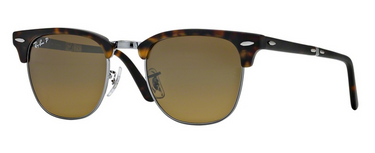 Ray-Ban Clubmaster Folding Polar RB2176 1151M7 Dark Havana