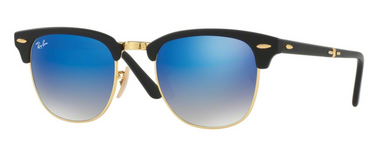 Ray-Ban Clubmaster Folding RB2176 901S7Q Matte Black