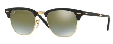 Ray-Ban Clubmaster Folding RB2176 901S9J Matte Black