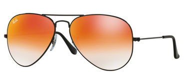 Ray-Ban Aviator RB3025 002/4W Shiny Black