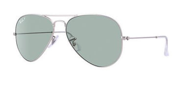 Ray-Ban Aviator RB3025 019/O5 Mat Silver Green Polar