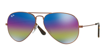 Ray-Ban Aviator RB3025 9019C2 Metallic Dark Bronze