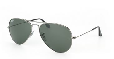 Ray-Ban Aviator RB3025 GUNMETAL CRYSTAL GREEN