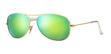 Ray-Ban Cockpit RB3362 112/19 Matte Gold Grey Mirror Green