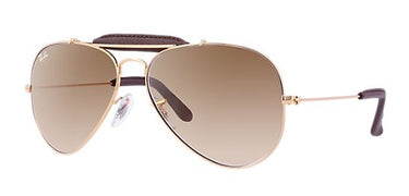 Ray-Ban Zonnebril RB3422Q Goud, bruin-Bruin