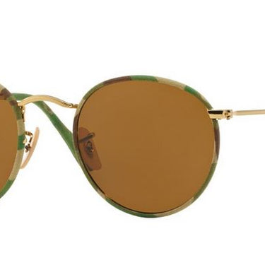 Ray-Ban Round Metal RB3447JM 169 Camouflage-Bruin