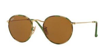 Ray-Ban Round Metal RB3447JM 169 Camouflage-Bruin
