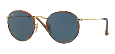 Ray-Ban Round Metal RB3447JM 170/R5 Camouflage Brown/Blue