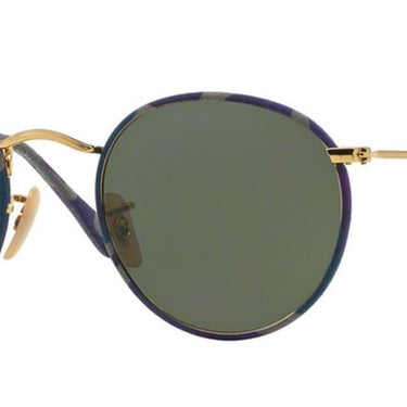 Ray-Ban Round Metal RB3447JM 172 Camouflage Violet/Blue