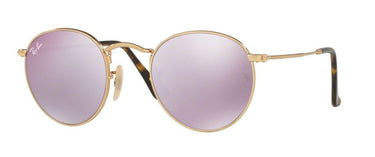 Ray-Ban Round Metal RB3447N 001/8O Shiny Gold