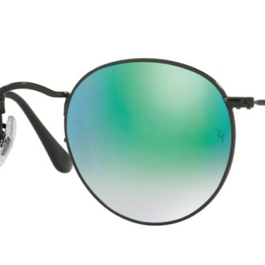 Ray-Ban Round Metal RB3447 002/4J Shiny Black