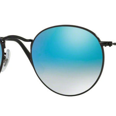 Ray-Ban Round Metal RB3447 002/4O Shiny Black