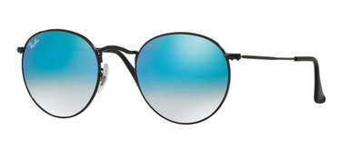 Ray-Ban Round Metal RB3447 002/4O Shiny Black