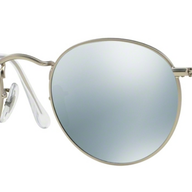 Ray-Ban Round Metal RB3447 019/30 Matte Silver