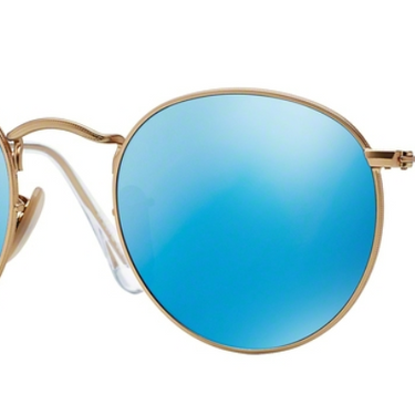 Ray-Ban Round Metal RB3447 112/4L Matte Gold