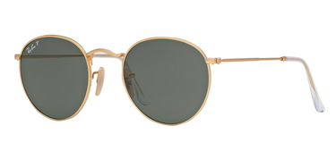 Ray-Ban Round Metal RB3447 112/58 Matte Gold